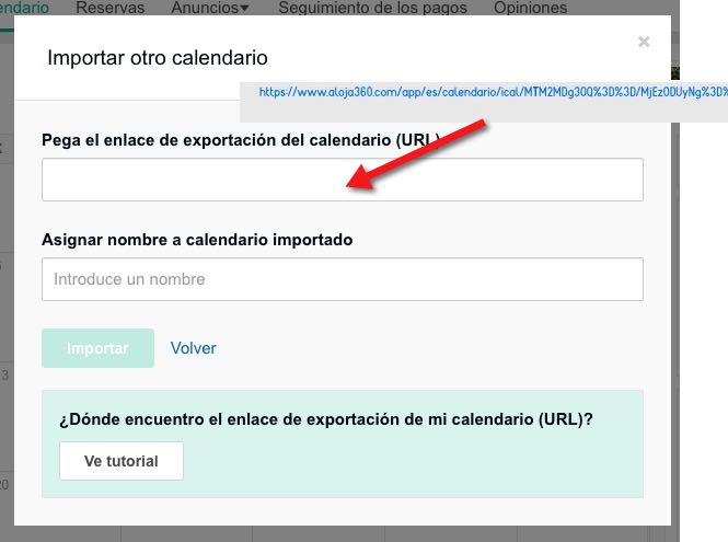 Donde se coloca la url ical en Tripadvisor