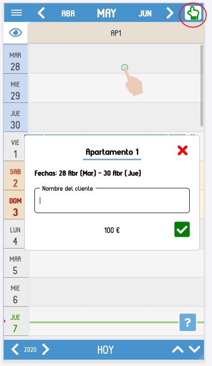 Creación de Reseva con Aloja360