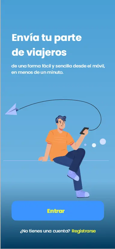 El cliente envía los datos del Registro de Viajeros