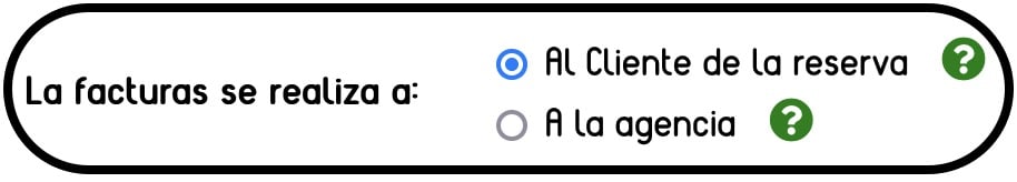 El sujeto de la factura del alojamiento puede ser el viajero o la agencia contratante. El sujeto de la factura del alojamiento puede ser el viajero o la agencia contratante.